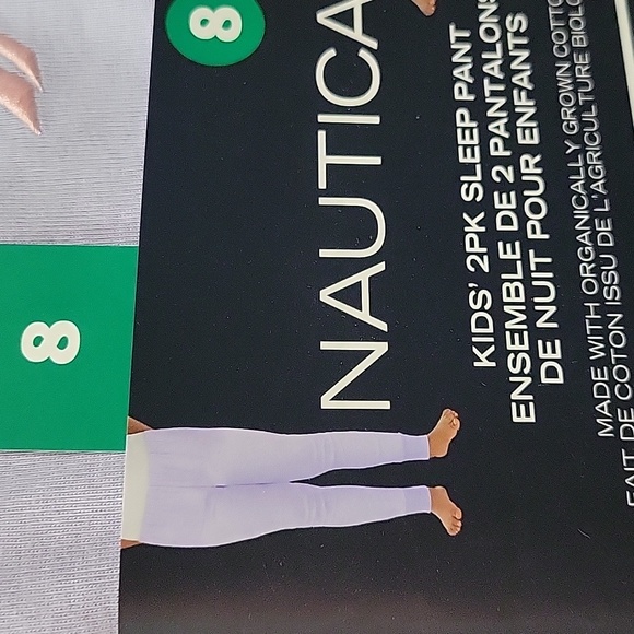 Nautica Kids 2pk Sleep Pant Size 8 *F3 - Picture 3 of 3